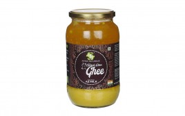 Jivika Naturals Desi Cow Ghee A2 Milk  Glass Jar  1000 millilitre